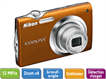 Nikon-CoolPix-S3000-Orange-