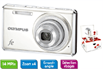 Olympus FE-4030 Blanc + Flower Pack - 1