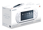 Console Sony PSP Blanche PSP-1004 - excellent état + Pochette et Carte mémoire