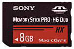 Sony Memory Stick Pro-HG Duo HX 8 Go - 1