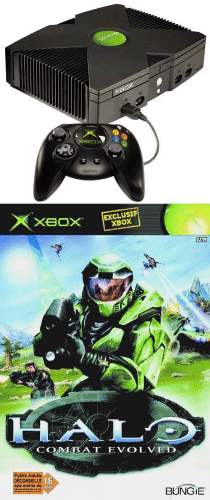 Microsoft Xbox + Halo