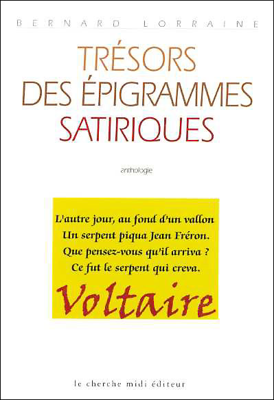 Trésors des épigrammes satiriques