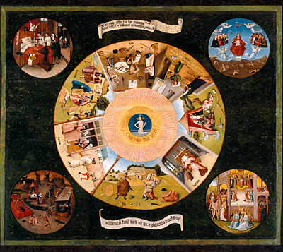 Seven sins of hieronymus bosch - 7 péchés capitaux de J Bosch