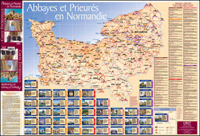 Abbayes et prieurés en Normandie