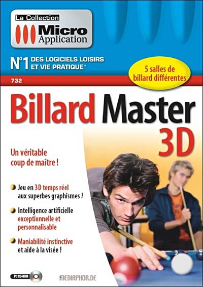 Acheter Billard master État correct - 13,00 € Billard master État correct - Avanquest reconditionné disponible sur Fnac