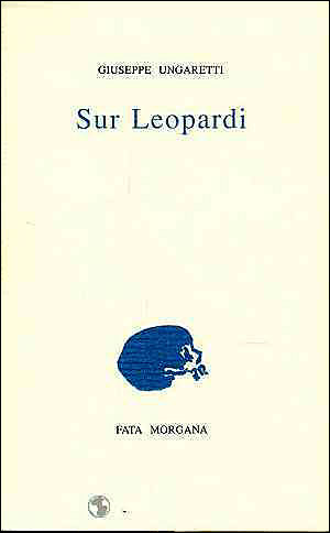 Sur Leopardi - Giuseppe Ungaretti - broché