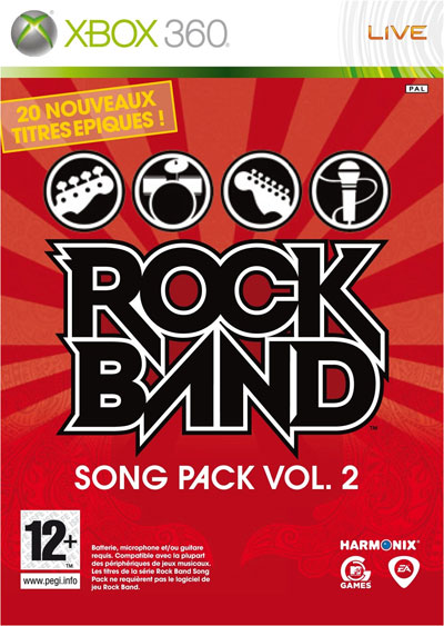 Rock Band Song Pack 2 pour Xbox 360