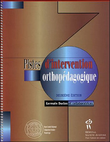 Pistes d'intervention orthopédagogique