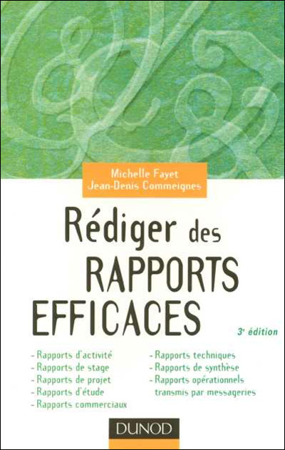 Rédiger des rapports efficaces