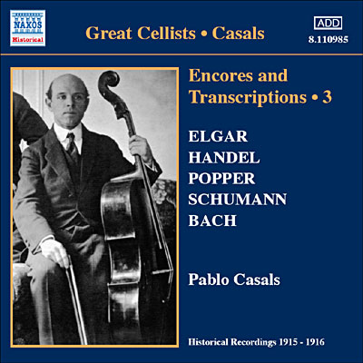 Encores et Transcriptions, Volume 3