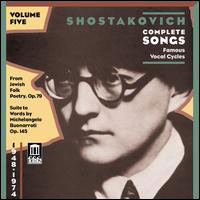 Complete songs 5 famous vocalcycles