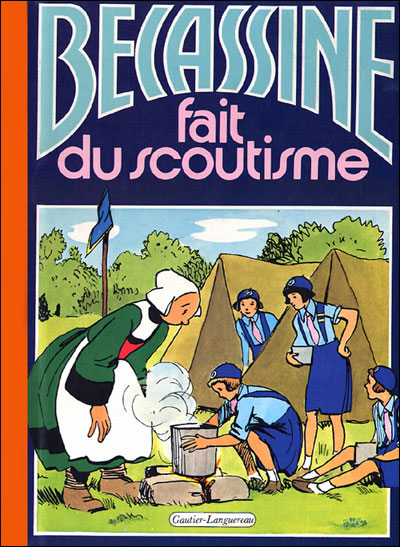 Bécassine fait du scoutisme