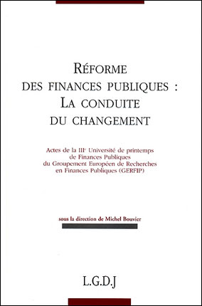 Réforme des finances publiques, la conduite du changement