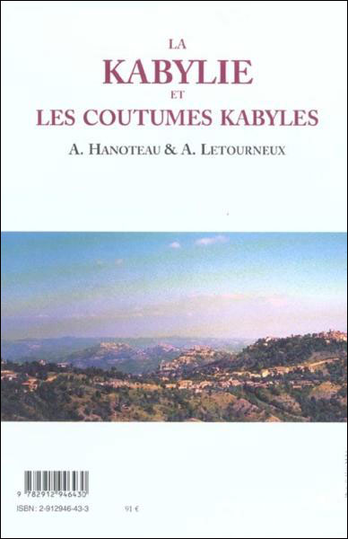 La kabylie et les coutumes kabyles