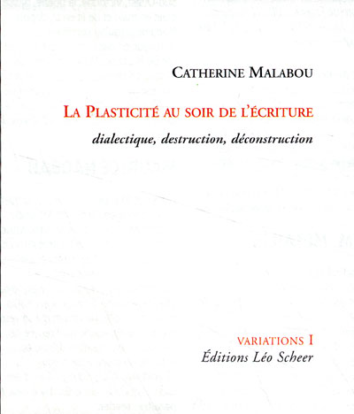 La plasticité au soir de l'écriture