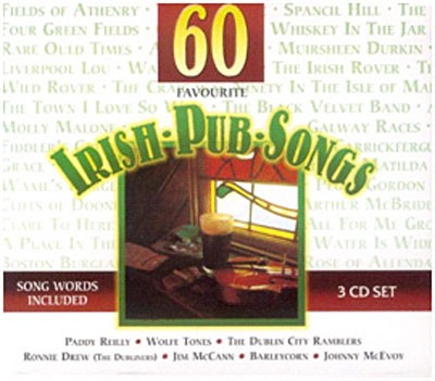 60 favorite irish pub songs
