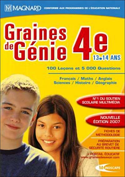 Mindscape France Graines De Génie 4ème - Version 2006/2007