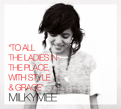 To all the ladies in the place, with style & grace