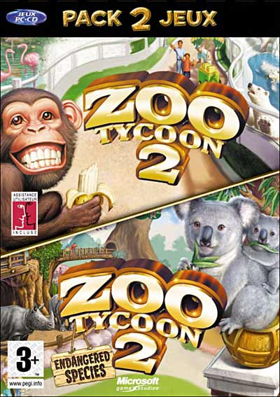 Pack Zoo Tycoon 2 + Zoo Tycoon 2 - Endangered Species