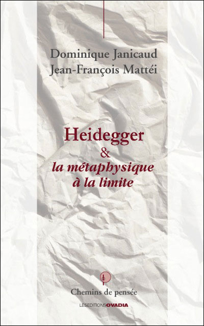 Heidegger et la métaphysique à la limite