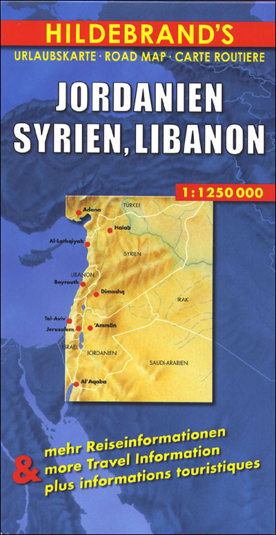 Jordanie syrie liban 1:1 250 000