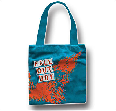 Blue tote bag