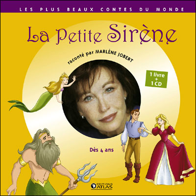 Livre audio avec cassette conte histoire pour enfant La Petite Sirène  Marlène Jobert - Prématuré