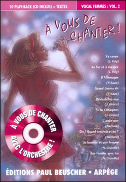 A :vous de chanter vocal femme,2 + cd - Collectif - Livre CD