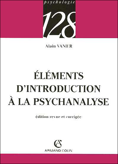 Elements d'introduction à la psychanalyse