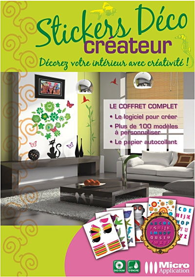 AVANQUEST (MICRO APPLICATION) Stickers D&eacute;co Cr&eacute;ateur 