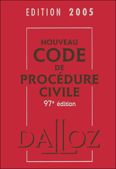 Nouveau code de procédure civile