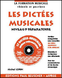 Les dictees musicales - M. Lorin - Livre CD