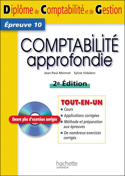 Comptabilité Approfondie Dcg épreuve 10 Livre Cd Rom Collectif