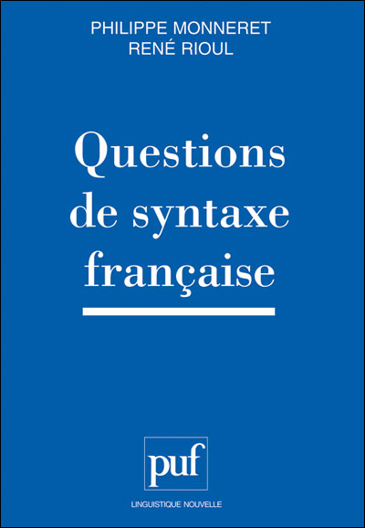 Questions de syntaxe française