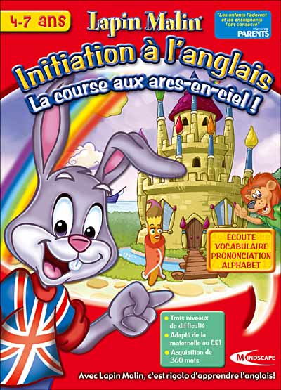 Mindscape France Lapin Malin - Initiation À L'Anglais - La Course Aux Arcs-En-Ciel !