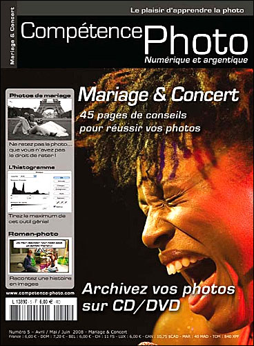 Compétence Photo n° 5 - Mariage & Concert - 45 pages de conseils pour  réussir vos photos