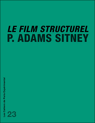 Cahier 23-Film Structurel de P.Adams Sit