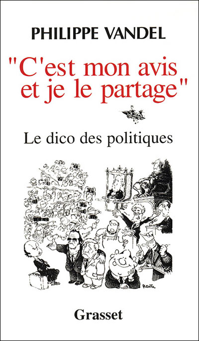 C'est mon avis et je le partage