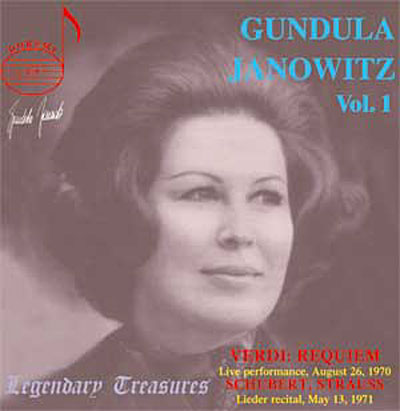 Gunda Janowitz, soprano - Volume 1