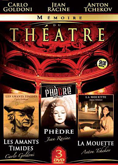 Les amants timides - Phèdre - La mouette - Coffret théâtre - Volume 1