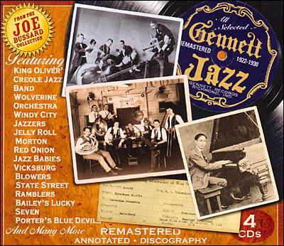 Gennett jazz 1922 1930 from the Joe Bussard collection