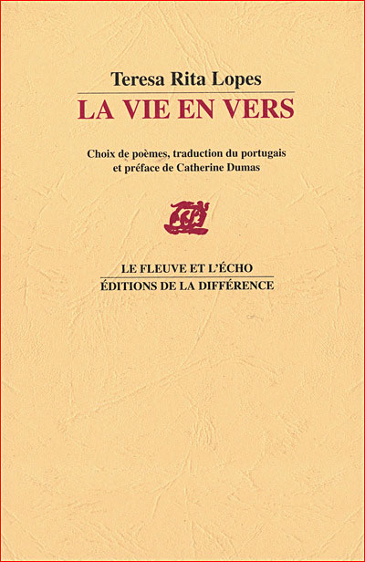 La vie en vers - Teresa Rita Lopes - broché