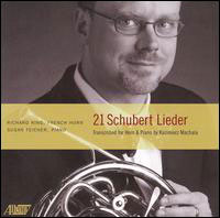 Twenty one lieder transcribedfor french horn