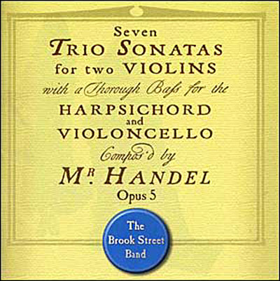 7 Sonates en trio, opus 5 N°1-N°7
