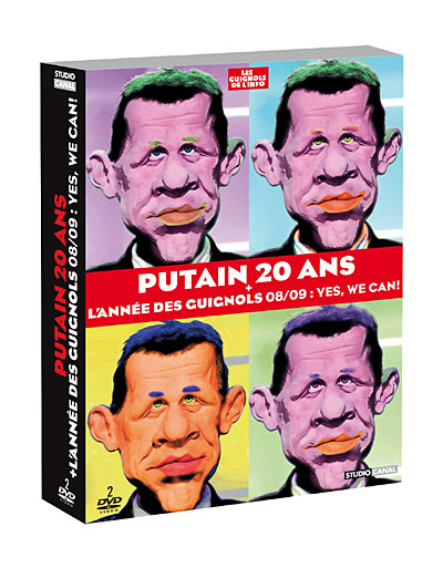 Les Guignols de l'info - Putain 20 ans ! - Une année de beaux gosses - Coffret