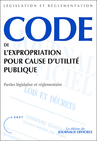 Code de l'expropriation pour cause d'utilité publique -  Collectif - broché