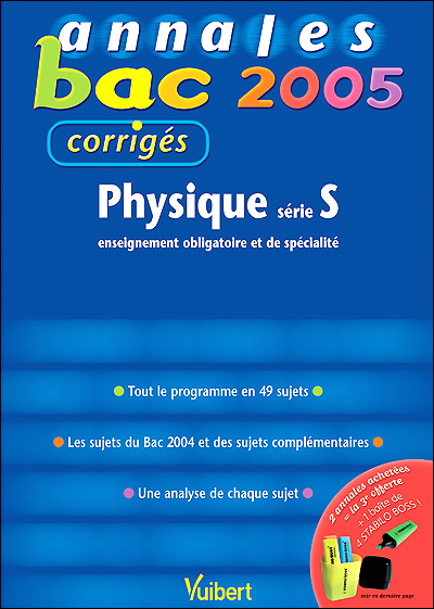 Annales du Bac Physique S