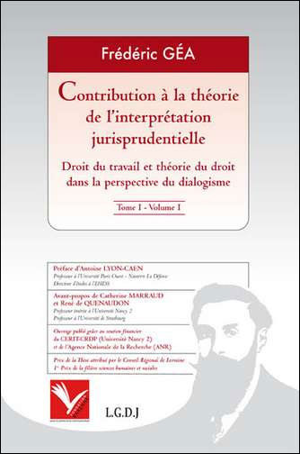Contribution à la théorie de l'interprétation jurisprudentielle