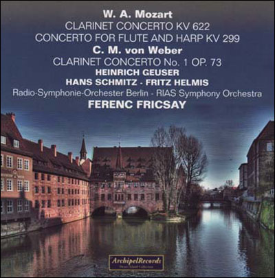 Concertos pour clarinette - Concerto pour flûte et harpe