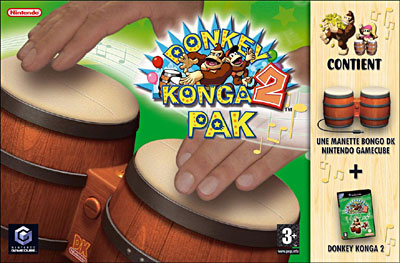Donkey Konga 2 + Bongos